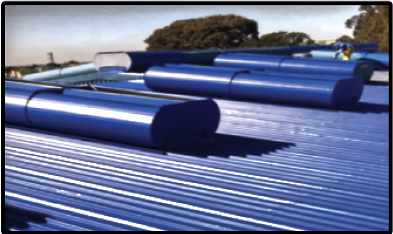 Macsteel roof after waterproofing