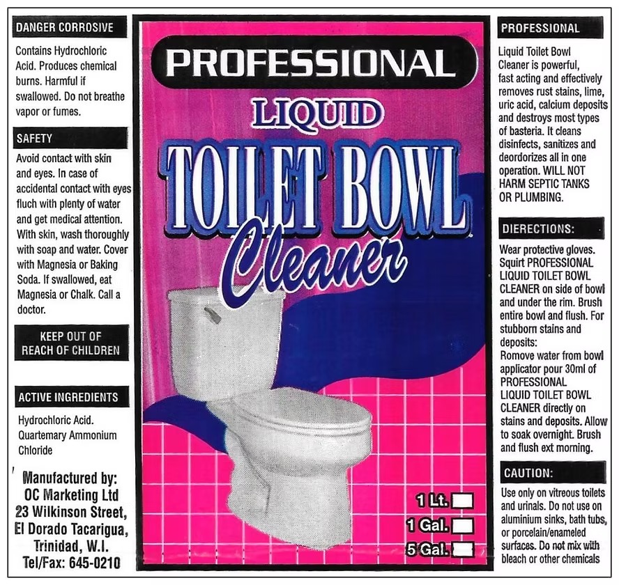 Professional Toilet Bowl Cleaner