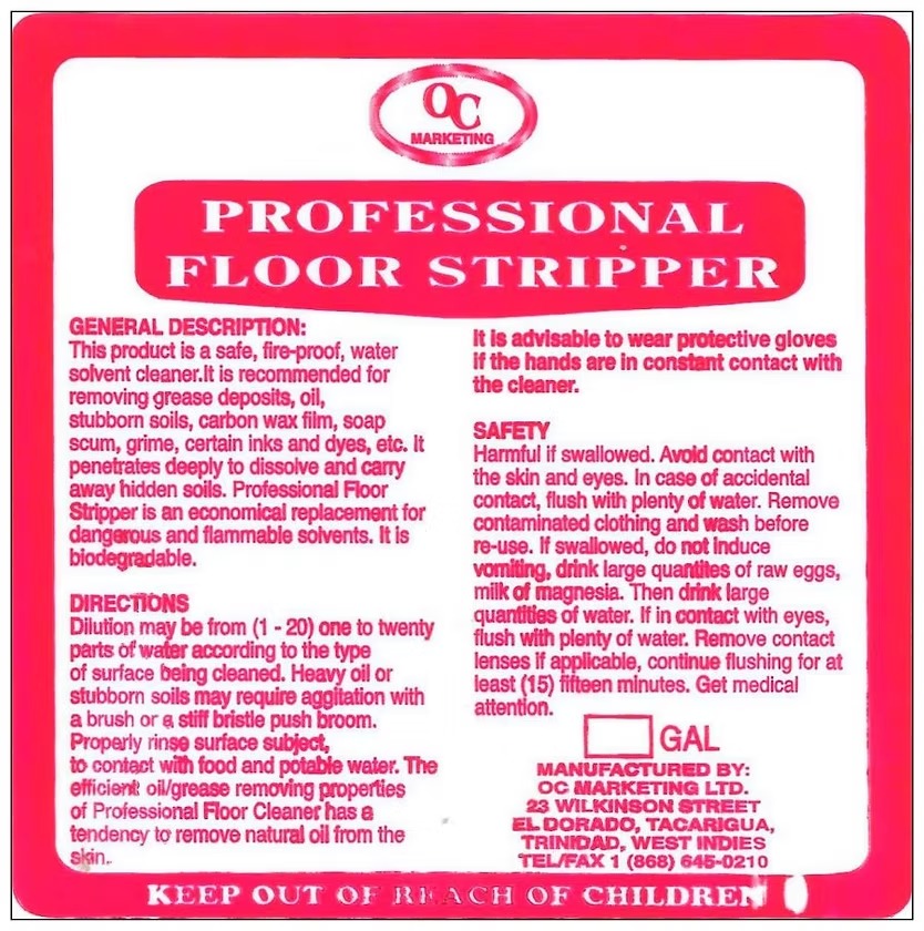 Professional Floor Stripper